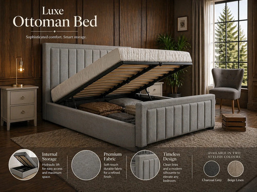 New ottoman storage - ottoman, panel
