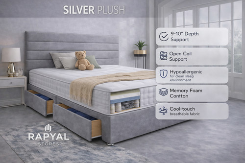 Luxury plush divan - divan, bed