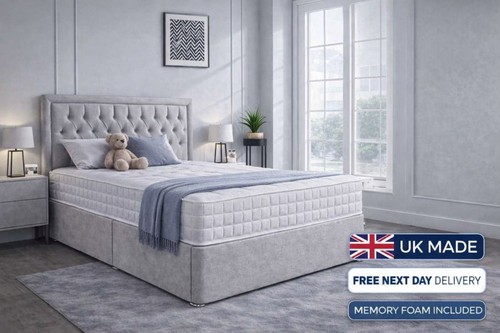 Luxury divan bed set all - divan, sizes
