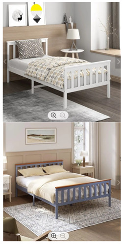 Wooden bed frame - wooden,