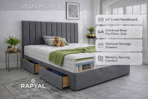 Luxury plush divan - divan, set