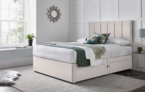 Orthopaedic divan bed set - bed,