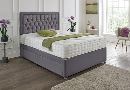 Plush memory foam divan - plush,