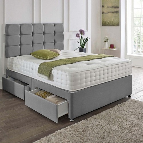 Luxury divan bed set - set, plush