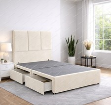 PLUSH DIVAN BED SET WITH