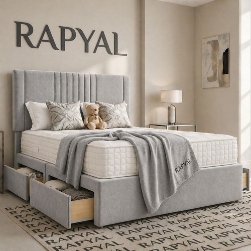 Luxury divan bed set with - set,