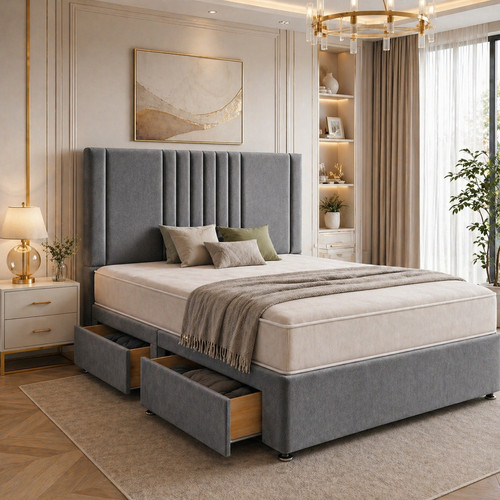 Reinforced divan bed set - reinforced, with